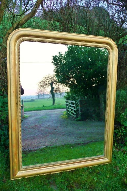 Gilt Overmantle Mirror