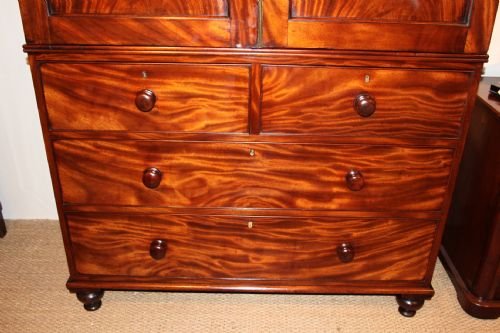 fig 1. MAHOGANY LINEN PRESS