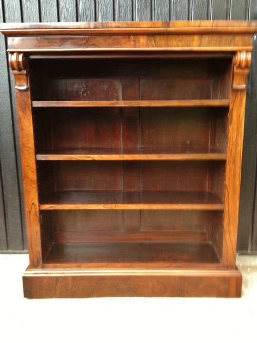 Bookcase. Rosewood Open. C1860