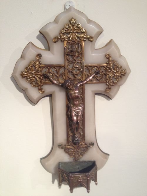 Crucifix on Marble C1900