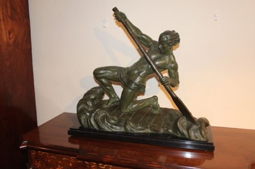 Art Deco Spelter Figure