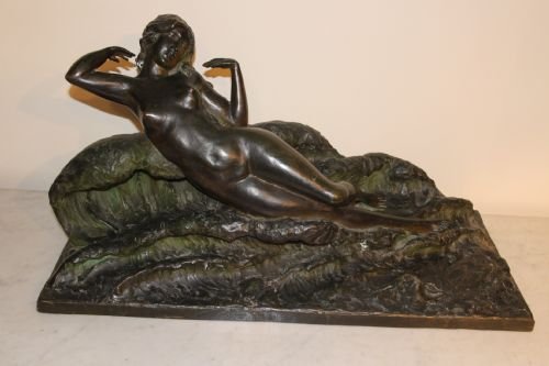 Art Deco Bronze Figure of a Woman
