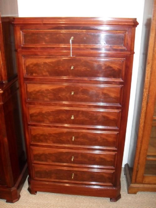 Tall Mahogany Chest of Drawers