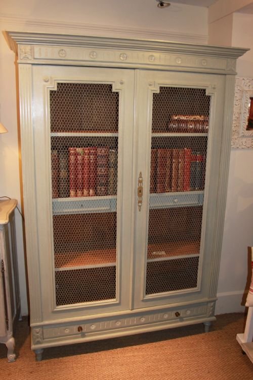 Painted Bookcase / Linen Cupboard / Kitchen Cupboard