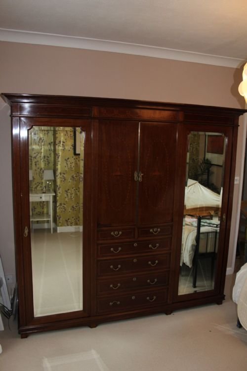 Large Mahogany Wardrobe