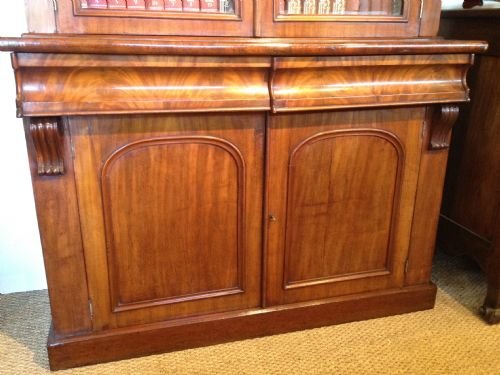 fig 1. mahogany bookcase c1860