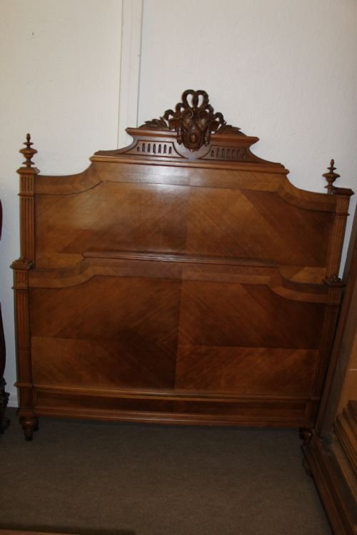French Walnut Bed
