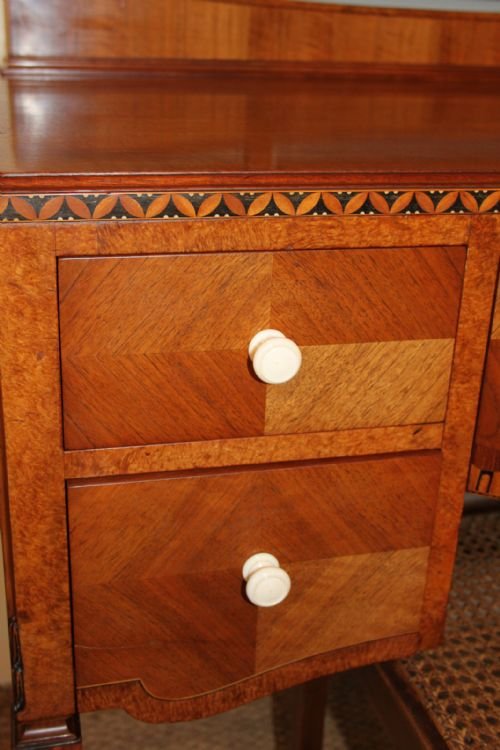 fig 1. ART DECO DRESSING TABE AND STOOL