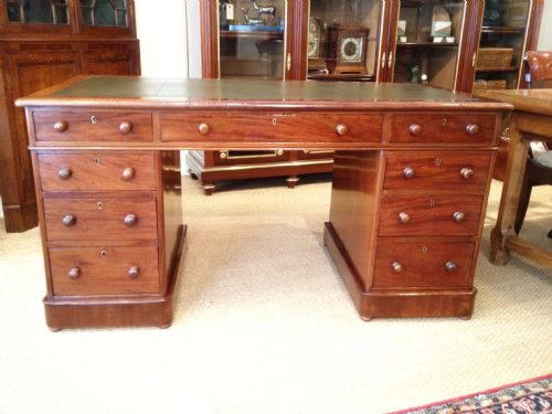 Desk Mahogany Pedestal