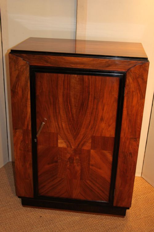 Art Deco Walnut Cabinet