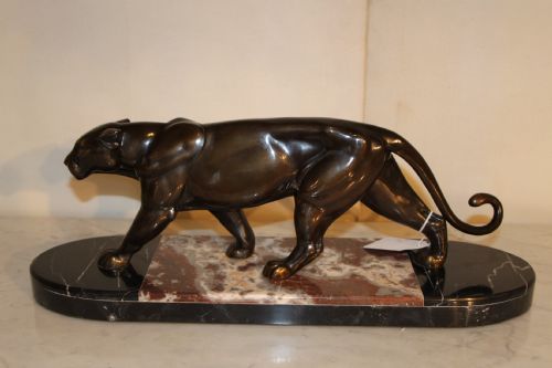 Art Deco Spelter Panther