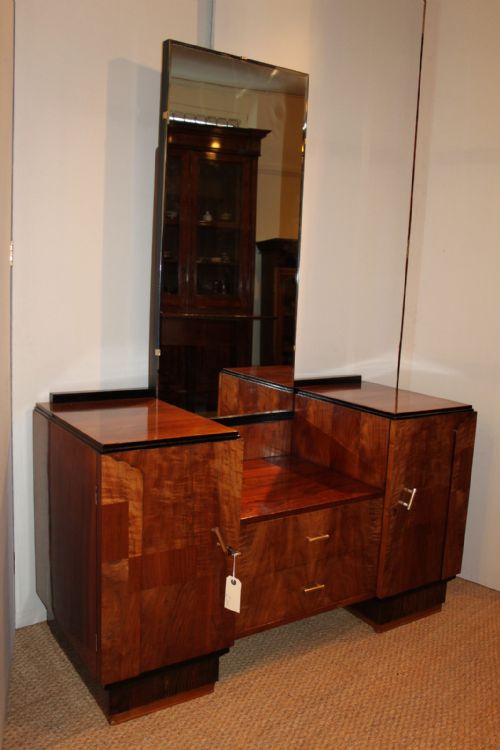 Art Deco Walnut Dressing Table