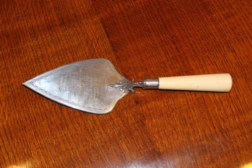 Silver Plated Presentation Trowel