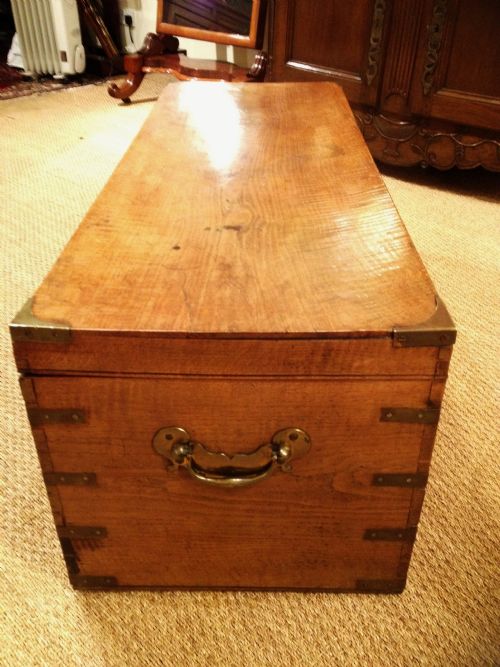 Oak Trunk Box Coffer