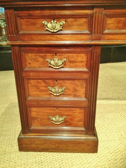 fig 1. mahogany desk c1900
