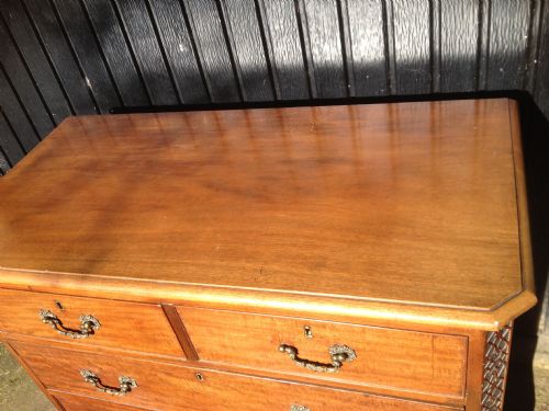 fig 1. mahogany chest of drawers