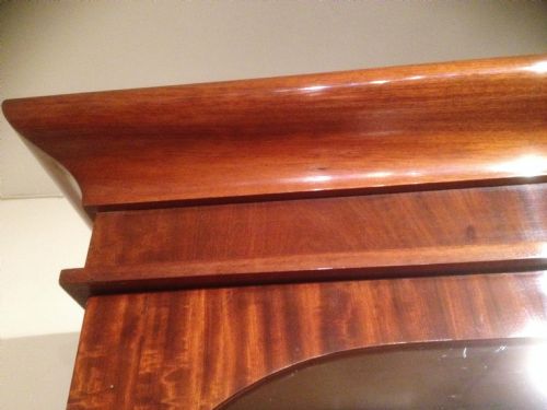 fig 1. mahogany bookcase