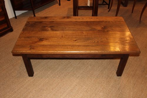 Chunky Large Oak Coffee Table