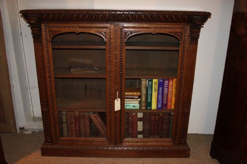 Victorian Oak Bookcase