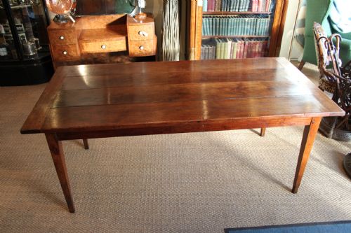 French Cherrywood Farm Table / Kitchen Table