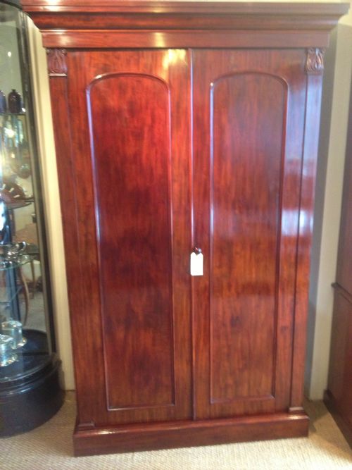 Victorian Mahogany 2 Door Wardrobe