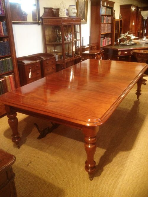 fig 1. MAHOGANY DINING TABLE