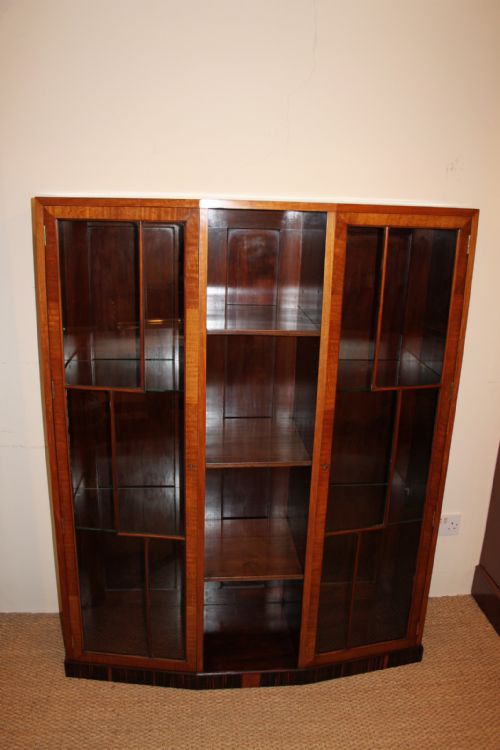 Art Deco Display Cabinet / Bookcase