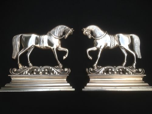 Pair of Horses,  Bell Metal