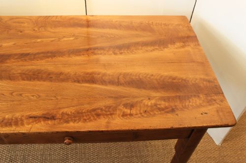 fig 1. 1920's ELM FARMHOUSE TABLE / DINING TABLE
