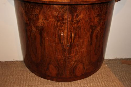 fig 1. ART DECO BOWFRONTED COCKTAIL CABINET