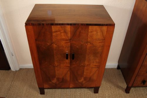Art Deco Walnut Cupboard