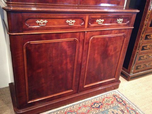 fig 1. mahogany bookcase