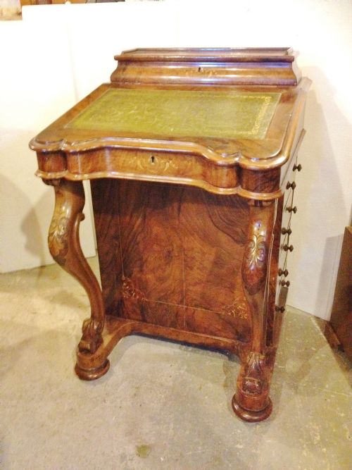 Walnut Desk / Davenport