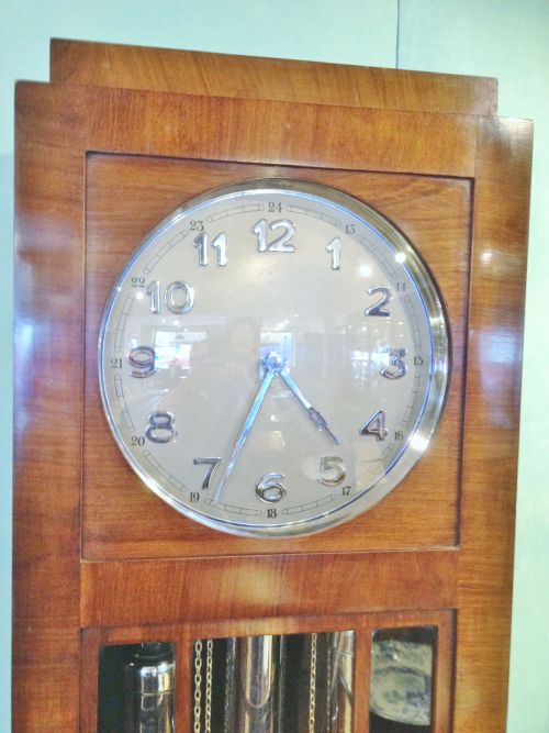 fig 1. art deco grandfather clock