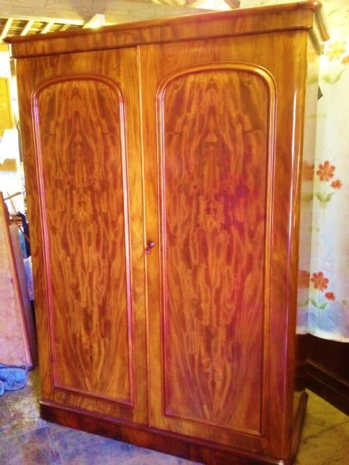 Mahogany Wardrobe C 1850