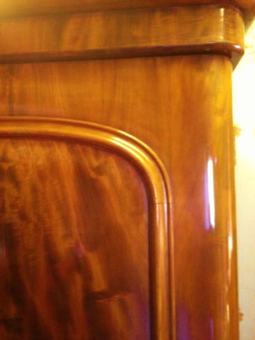 fig 1. MAHOGANY WARDROBE C 1850