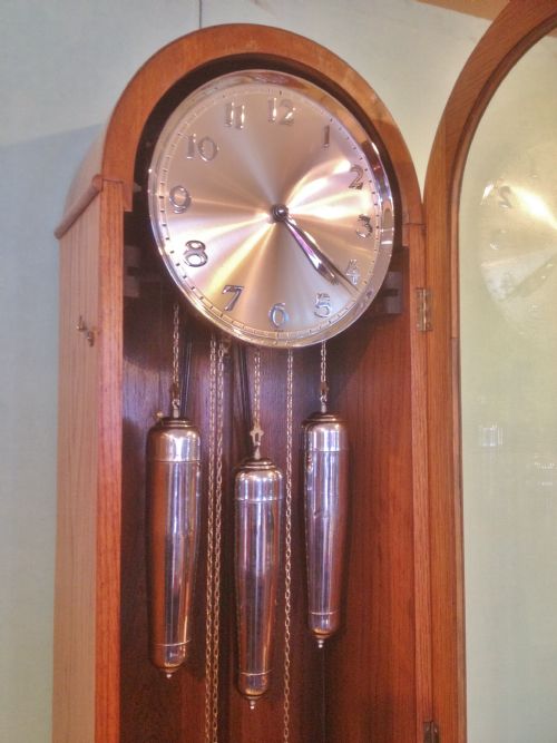 fig 1. ART DECO GRANDFATHER CLOCK