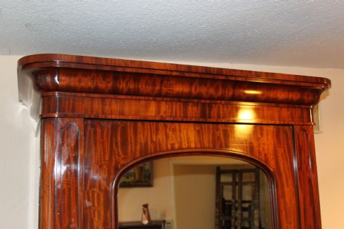 fig 1. VICTORIAN MAHOGANY SINGLE DOOR WARDROBE