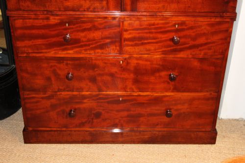 fig 1. VICTORIAN LINEN PRESS BY