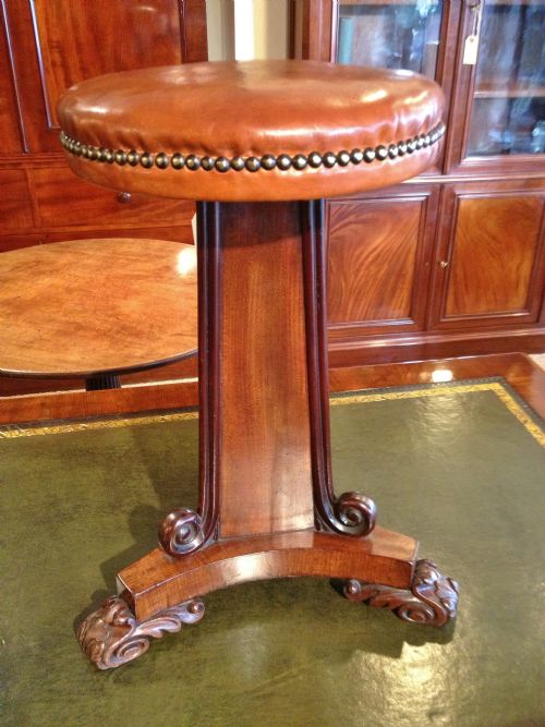 Piano Stool Regency