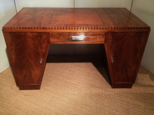 Art Deco Pedestal Desk