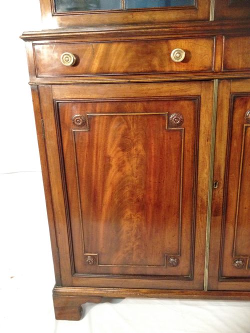 fig 1. MAHOGANY BOOKCASE