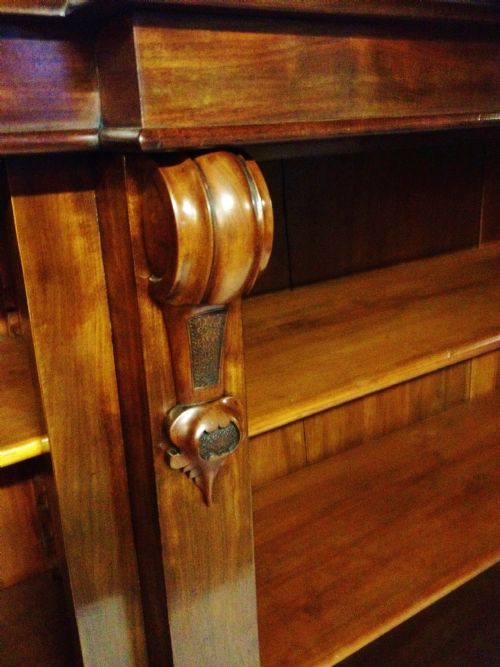 fig 1. MAHOGANY BOOKCASE
