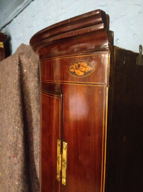 fig 1. MAHOGANY CORNER CABINET