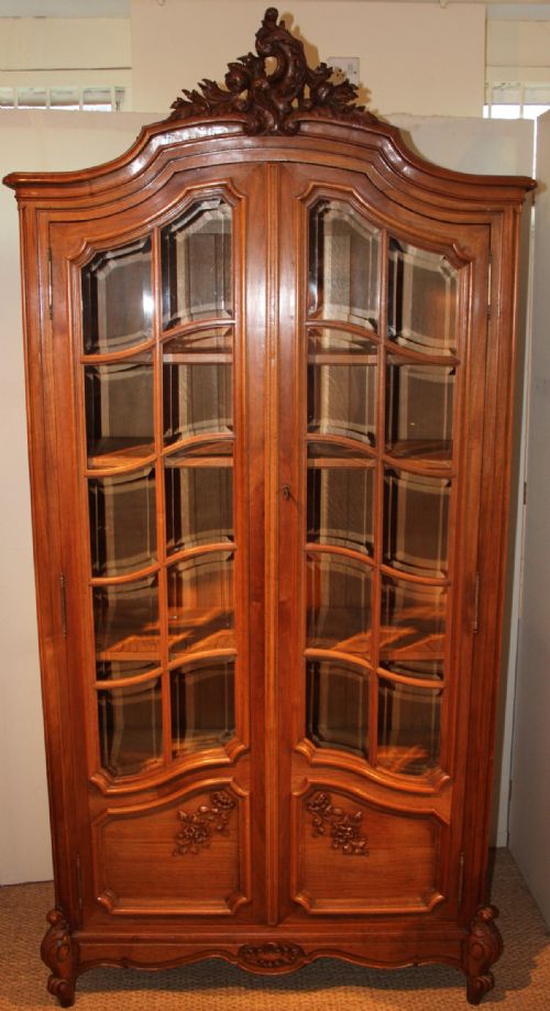 Walnut 2 Door Bookcase