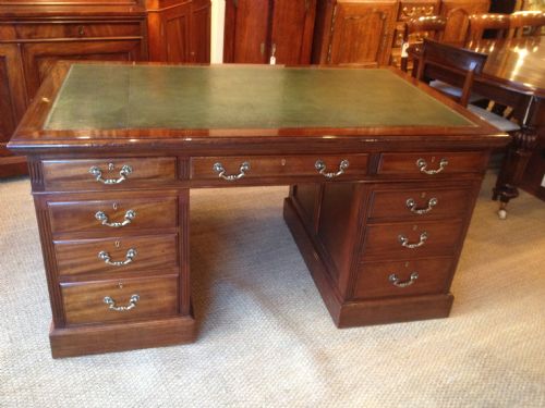 Mahogany Pedestal Desk