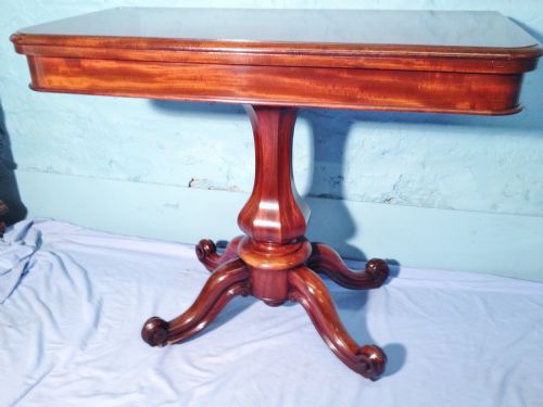 Mahogany Card Table