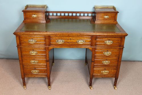 Victorian Oak Desk