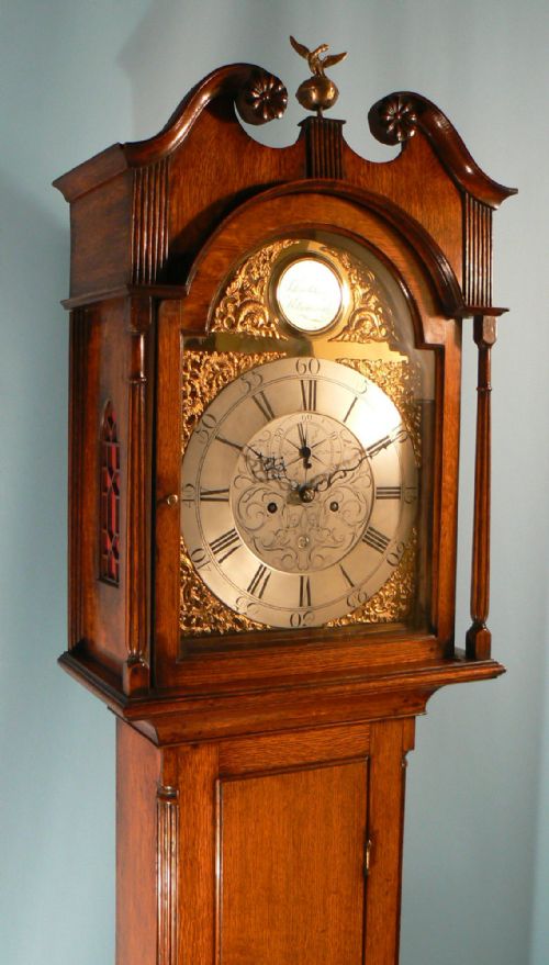 fig 2. Scottish grandfather (longcase) clock by John Adamson of Kilmarnock