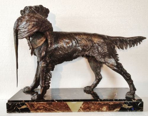 Art Deco Spelter Dog